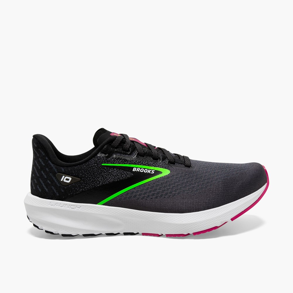 Chaussures Running Route Brooks Launch 10 Blanche Femme | NQL-5625593